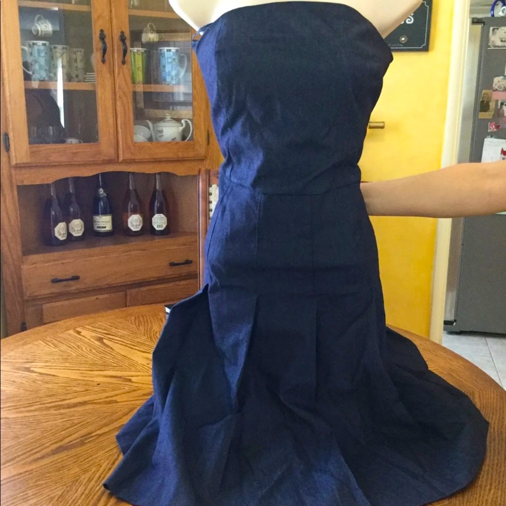 Black strapless Issac Mizrahi dress